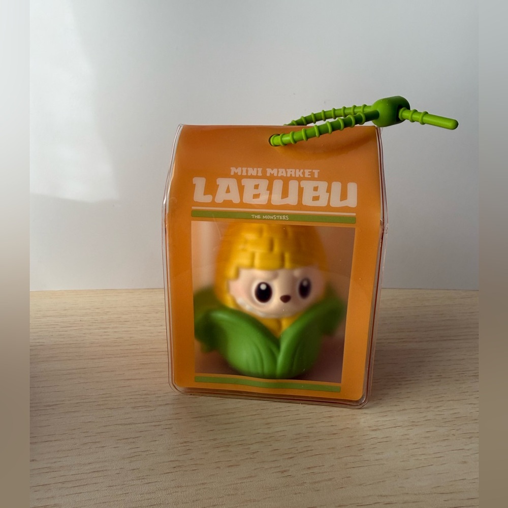 The Monsters Labubu Wacky Mart Charm - Corn